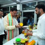 Uttarakhand CM congratulates new Vice President in New Delhi